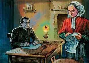 D Bosco che scrive
