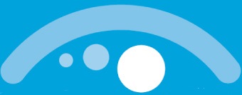 Logo azzurro abbraccio