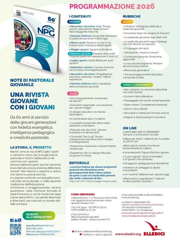 Programmazione NPG 2026